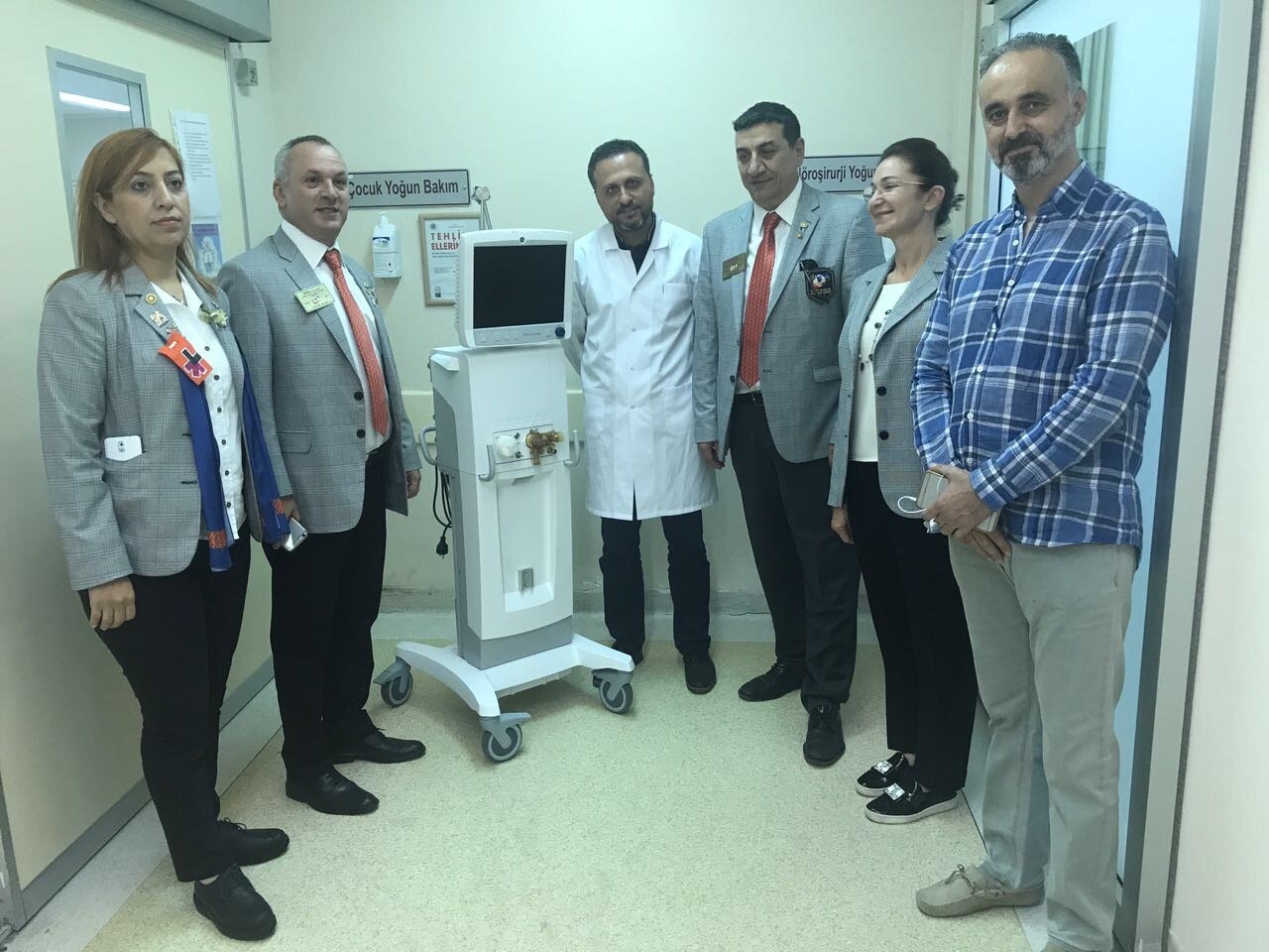 Eşleşmiş bağış projesi 2 adet ventilatör teslimatı