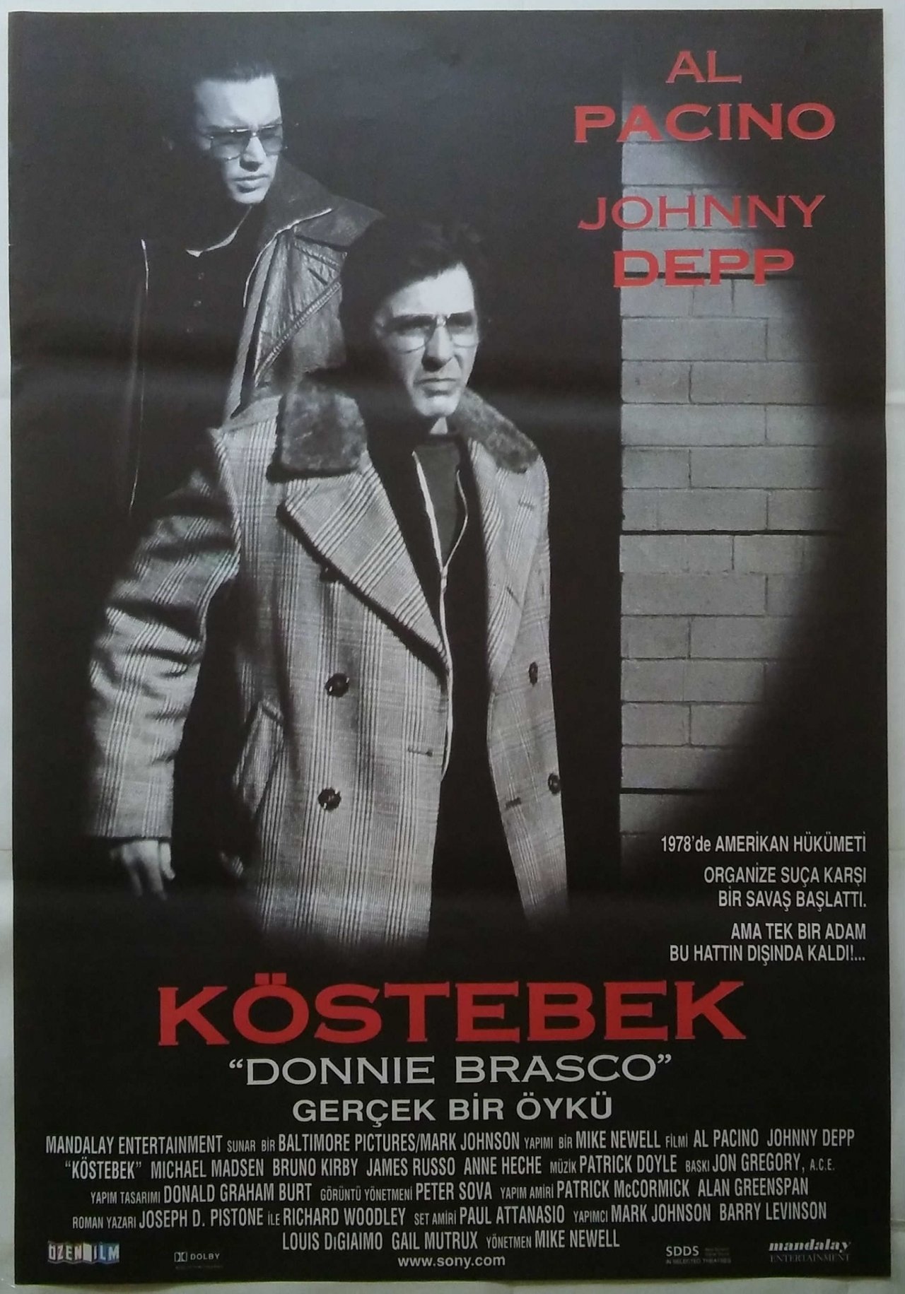 HAFTANIN FİLMİ : KÖSTEBEK (DONNIE BRASCO)