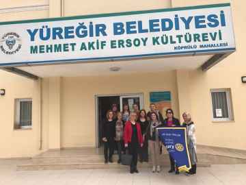 Yüreğir Mehmet Akif Ersoy Kültür Merkezindeki Meslek Edindirme Kursu'na 